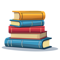 Stack of Books - Generative Ai png