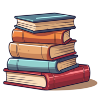 Stack of Books - Generative Ai png