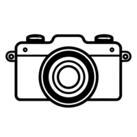 mooi camera silhouet - generatief ai png