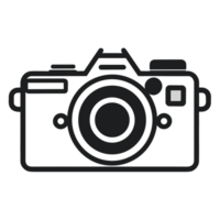 bellissimo telecamera silhouette - generativo ai png