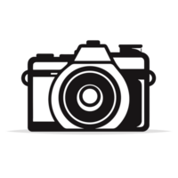 Beautiful Camera Silhouette - Generative Ai png