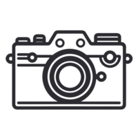 mooi camera silhouet - generatief ai png