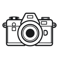 Beautiful Camera Silhouette - Generative Ai png