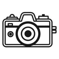 mooi camera silhouet - generatief ai png