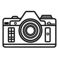 Beautiful Camera Silhouette - Generative Ai png