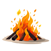 Campfire Clipart - Generative Ai png