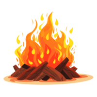 Lagerfeuer Clip Art - - generativ ai png