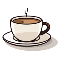 café tasse clipart - génératif ai png