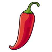 chili peppar - generativ ai png