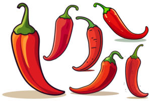 chili peppar - generativ ai png