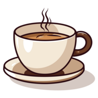 café tasse clipart - génératif ai png