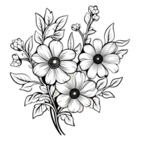 schön Blume Design - - generativ ai png