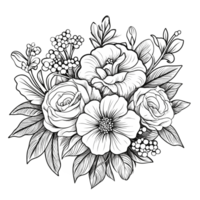 schön Blume Design - - generativ ai png