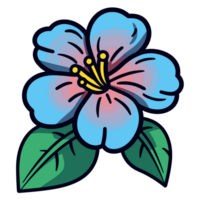 skön blomma design - generativ ai png