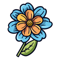 hermosa flor diseño - generativo ai png