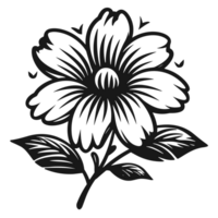 skön blomma design - generativ ai png