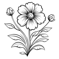 bellissimo fiore clipart - generativo ai png