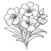 magnifique fleur clipart - génératif ai png