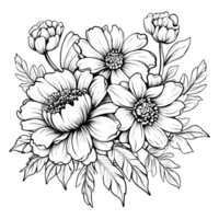 Beautiful Flower Clipart - Generative Ai png