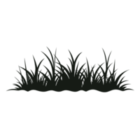 Grass Silhouette - Generative Ai png