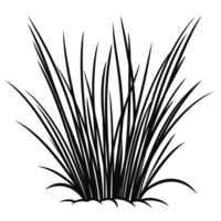 Grass Silhouette - Generative Ai png