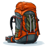 Wandern Rucksack Clip Art - - generativ ai png