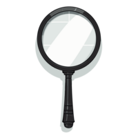 Magnifier Glass - Generative Ai png