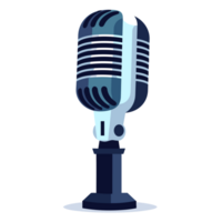 microphone clipart - génératif ai png