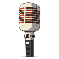 Microphone Clipart - Generative Ai png