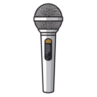 mikrofon ClipArt - generativ ai png
