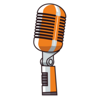 microphone clipart - génératif ai png