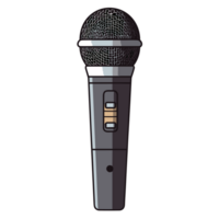 microphone clipart - génératif ai png