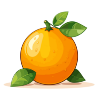 schön Orange Clip Art - - generativ ai png