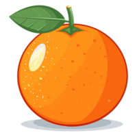 Beautiful Orange Clipart - Generative Ai png