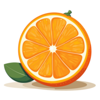 Beautiful Orange Clipart - Generative Ai png