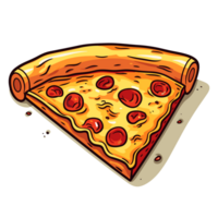 schön Pizza Scheibe Clip Art - - generativ ai png