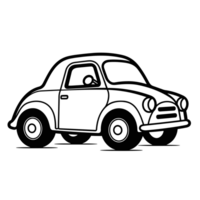 juguete coche silueta - generativo ai png