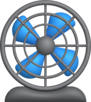 3d illustration électrique ventilateur icône pour graphique conception et décoratif élément. png