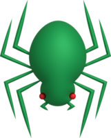 3d illustration. Halloween spiders png