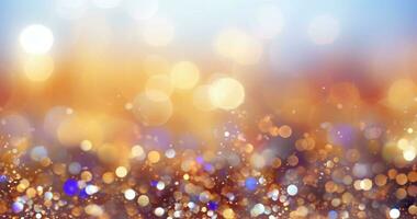 Bokeh background with light. Glitter and diamond dust, subtle tonal variations. AI generated photo