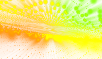 3D abstract digital technology yellow-orange light particles sphere energy png