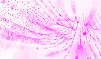 3d abstrakt DNA Digital Technologie Rosa Licht Partikel png