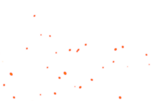 Burning orange sparks rise from fire ,Fire Particles png