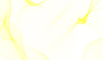 3d abstrait numérique La technologie jaune orange lumière vague particules png