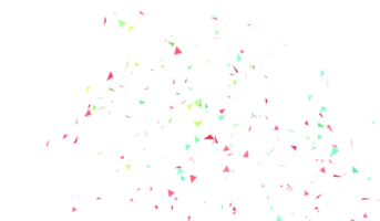 Multicolor Confetti Particles Falling Confetti Explosions. png