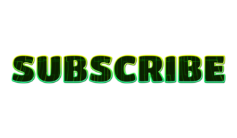 Text SUBSCRIBE 3d digital technology png