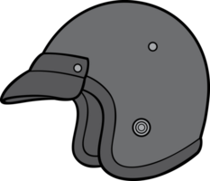 retro motocicleta casco png ilustración