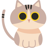 Illistration Cute Cats Vector Free png