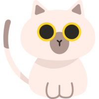 illustration mignonne chats vecteur gratuit png