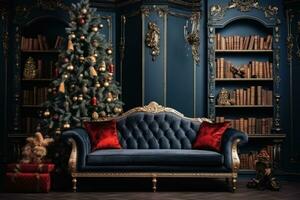 Luxury Christmas interior photo